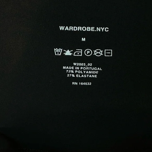 WARDROBE.NYC Biker Short, Black, Size Medium - Picture 15 of 15